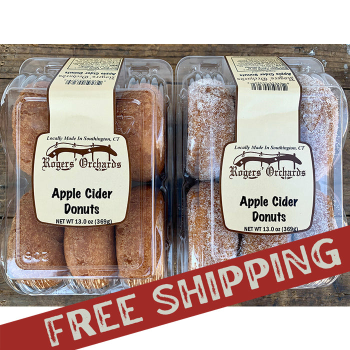 Dozen Cider Donuts - Half Sugar Coated / Half Plain